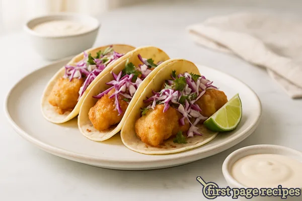 Baja Fish Tacos