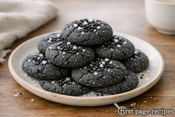 Black Sesame Cookies