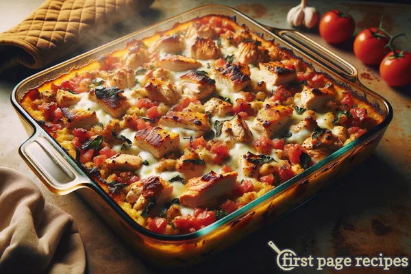 Bruschetta Chicken Hot Dish