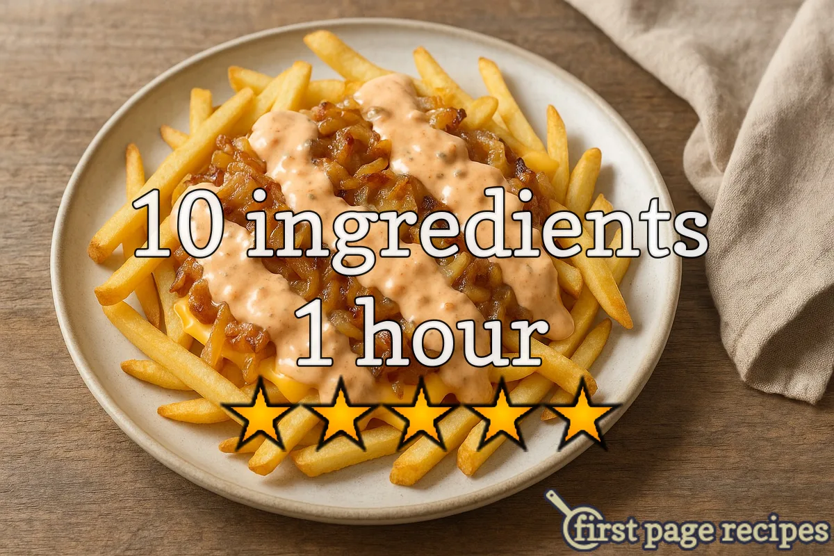 recipe image Copycat In-N-Out Animal Style Fries
