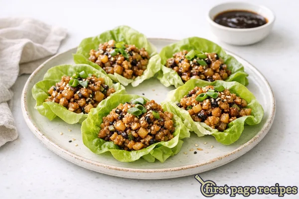 Copycat P.F. Chang's Chicken Lettuce Wraps