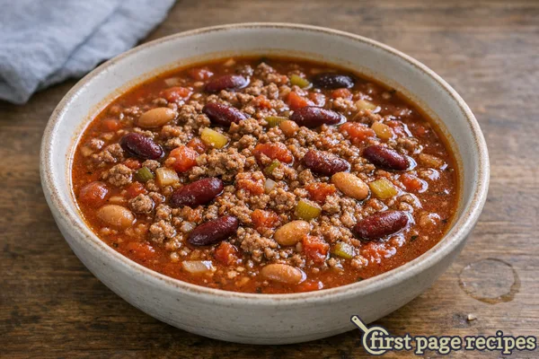 Copycat Wendy's Chili