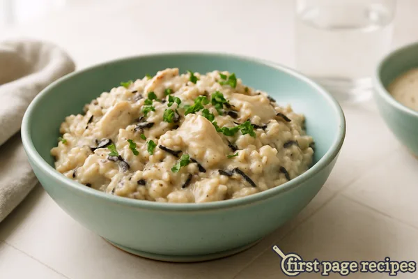 Creamy Wild Rice and Chicken Hot Dish