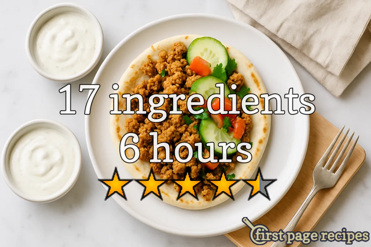 recipe image Crock Pot Chicken Shawarma for Gyros