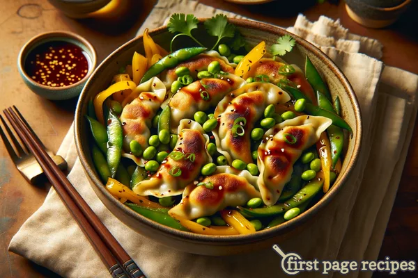 Edamame Potsticker Bowl