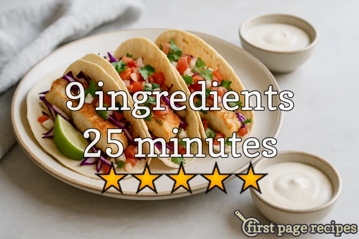 recipe image Fish Tacos