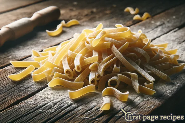 Fresh Scialatielli Pasta - Stand Mixer