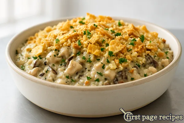 From-Scratch Chicken and Wild Rice Hotdish