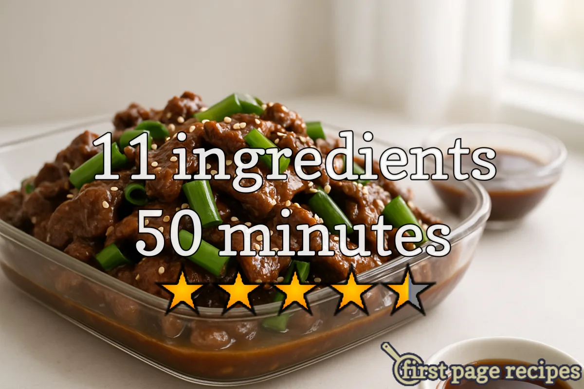 recipe image Mongolian Beef