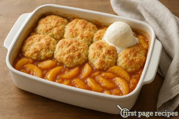 Peach Cobbler