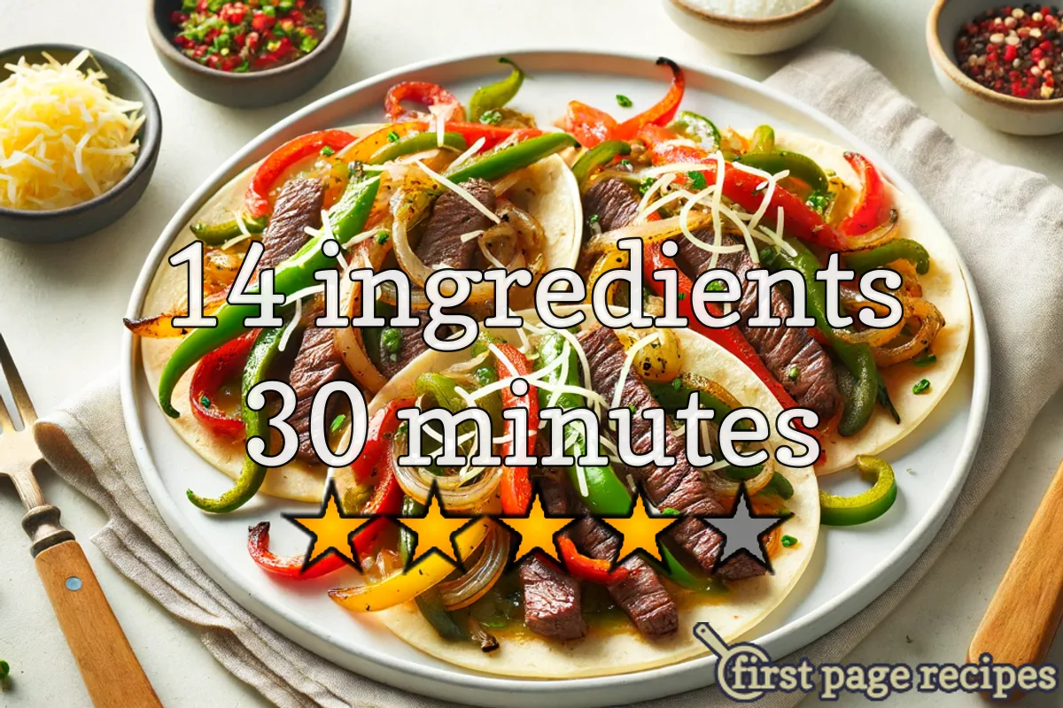 recipe image Steak Fajitas