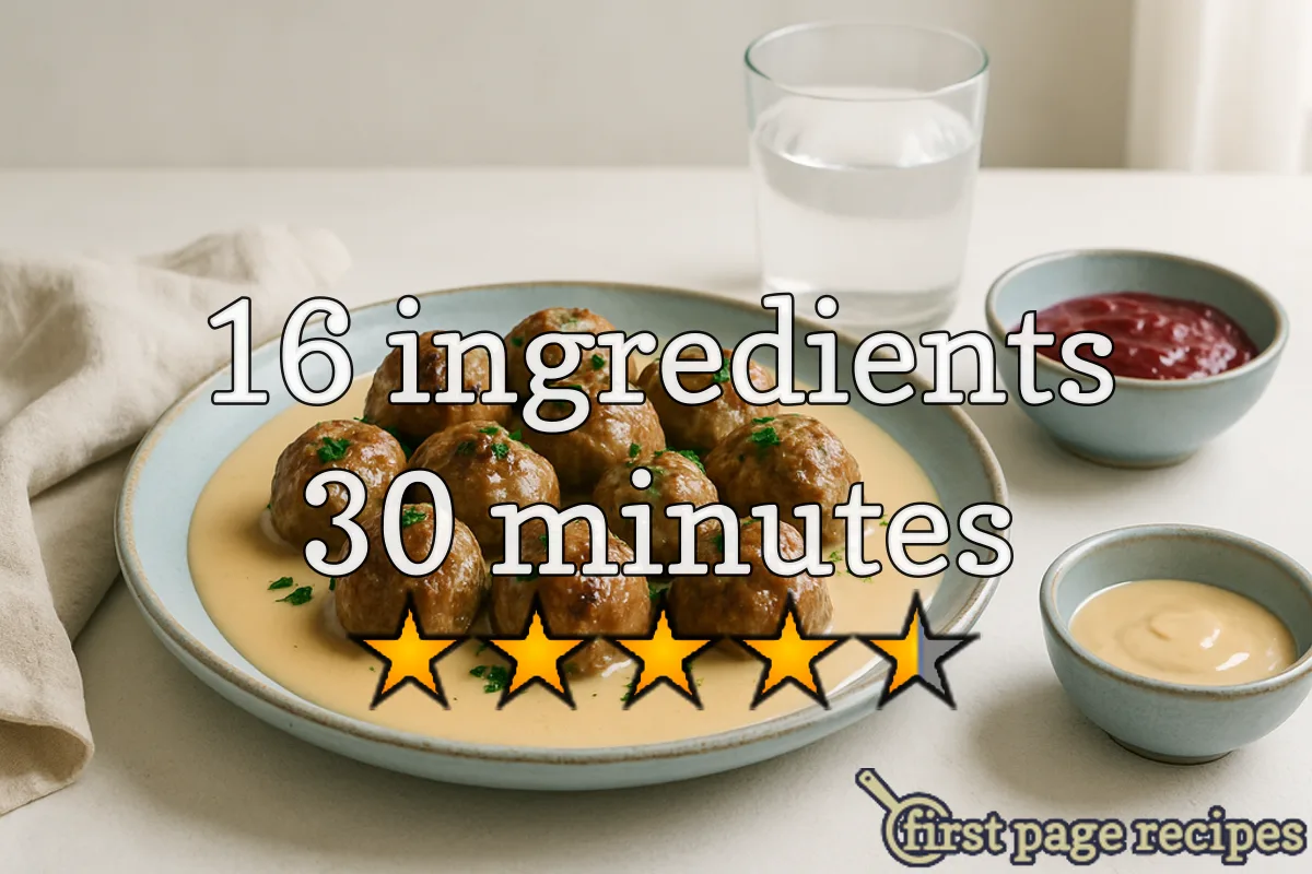 recipe image Swedish Meatballs