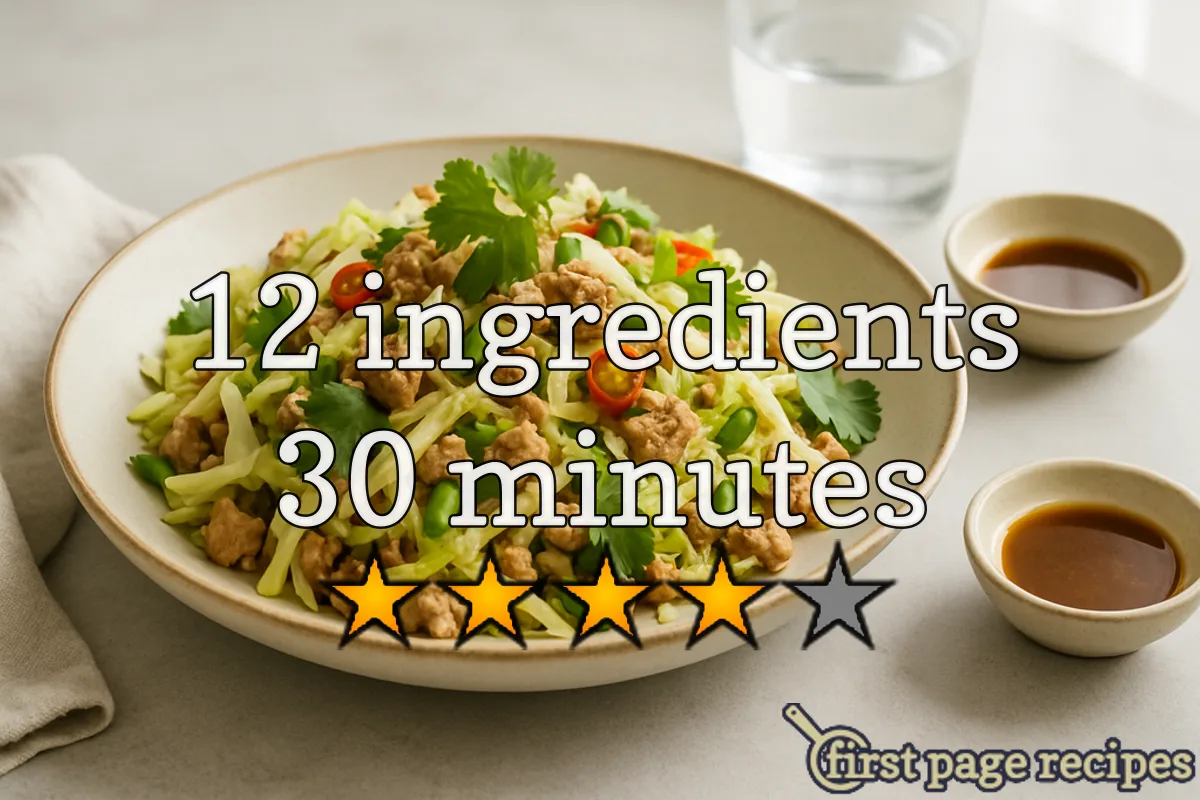 recipe image Thai Cabbage Salad With Pork