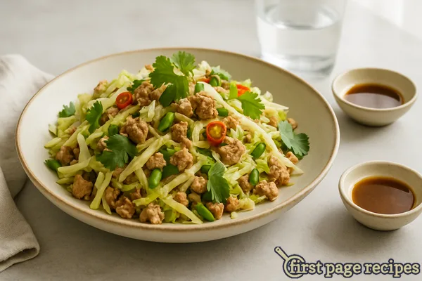 Thai Cabbage Salad With Pork